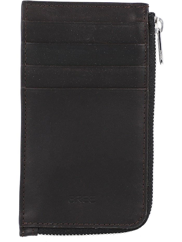 Bree Oxford SLG 140 Kreditkartenetui Leder 8 cm, darkbrown