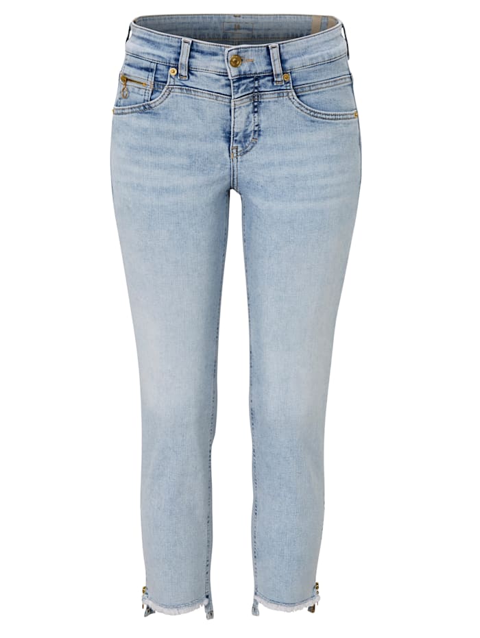 MAC Skinny Jeans, Hellblau