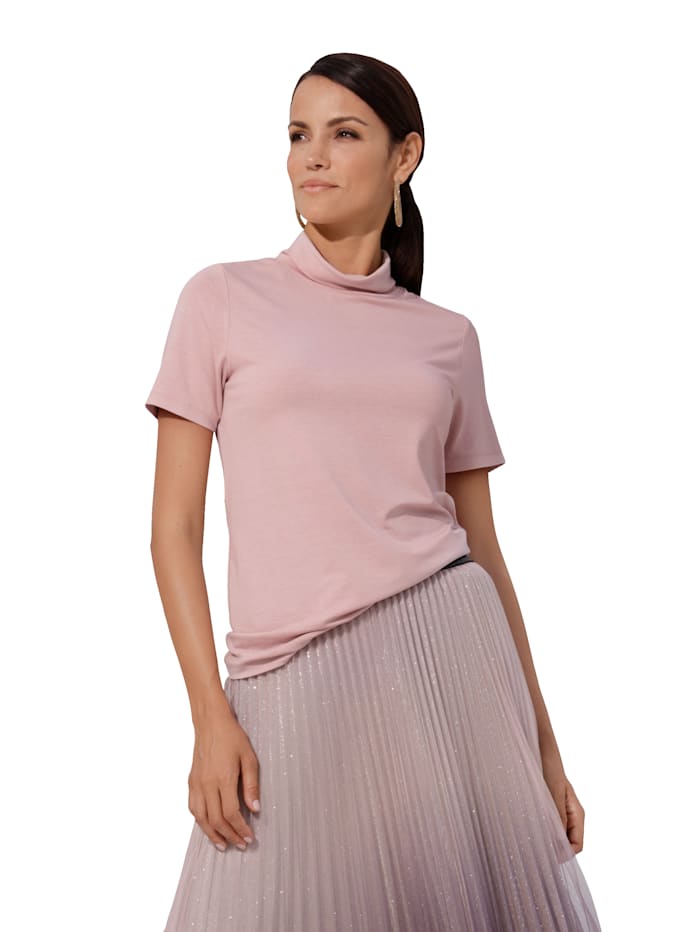 AMY VERMONT Shirt im Pastellton, Rosé