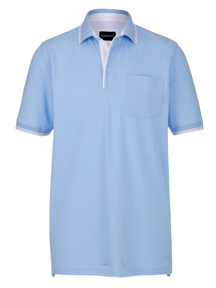 BABISTA Poloshirt met borstzak, Lichtblauw