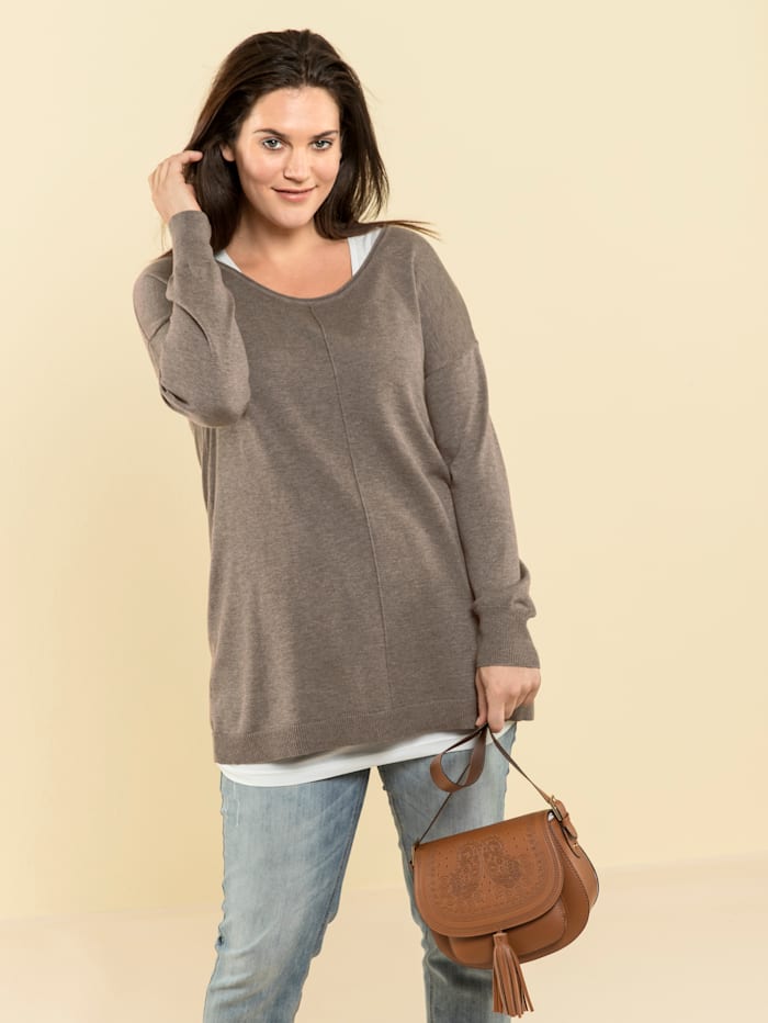 Janet & Joyce Pullover, Taupe