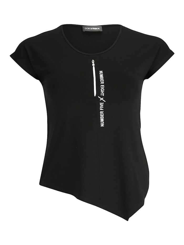 Doris Streich T-Shirt, schwarz/weiss