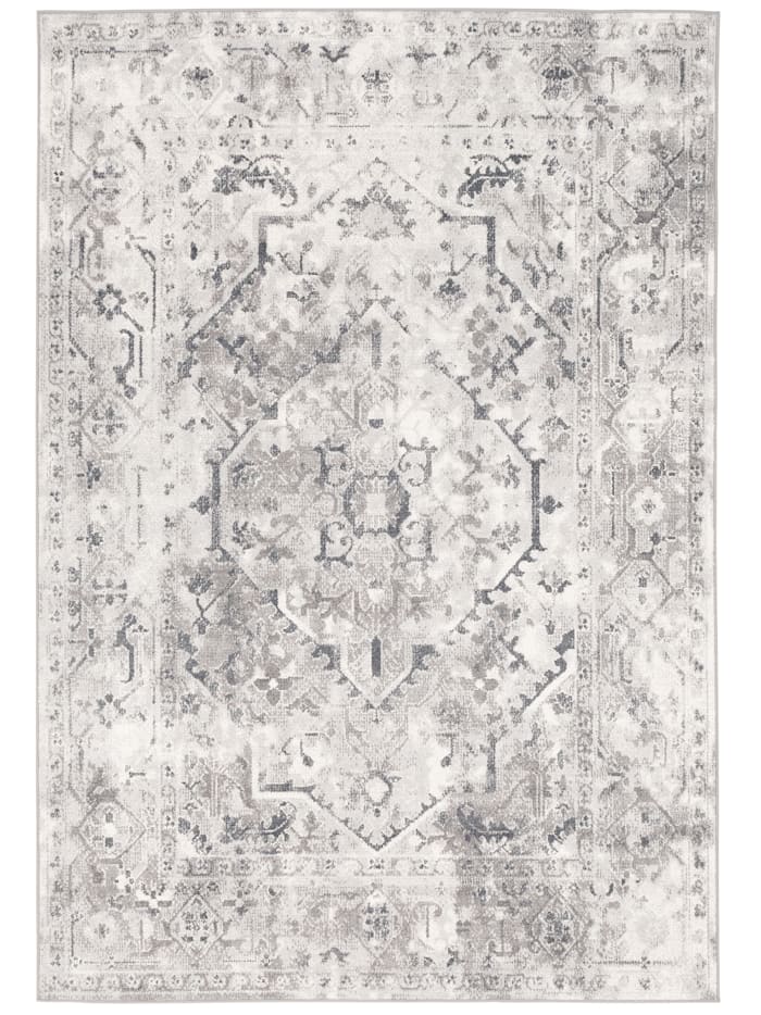 Pergamon Designer Teppich Tawira Vintage Orient Bordüre, Grau