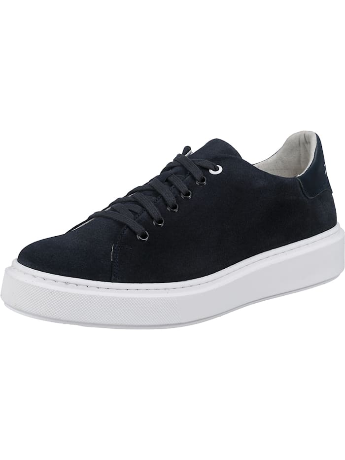 Paul Vestebro Fashion Comfort Leder Sneakers Low, dunkelblau