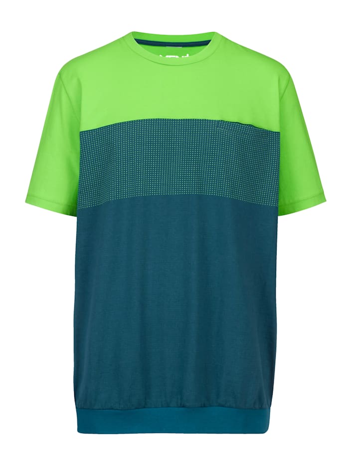 Men Plus T-Shirt Spezialschnitt, Smaragd/Petrol