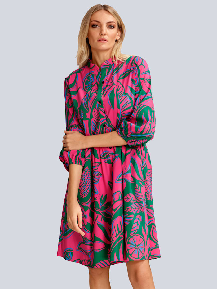 SPORTALM Kleid in lässiger Form, Pink/Grün