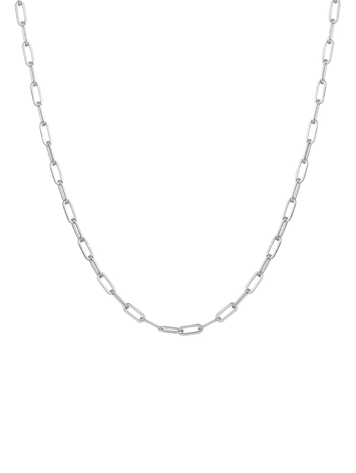 Halskette Glieder Oval Grob Basic Chain Optik 925 Silber