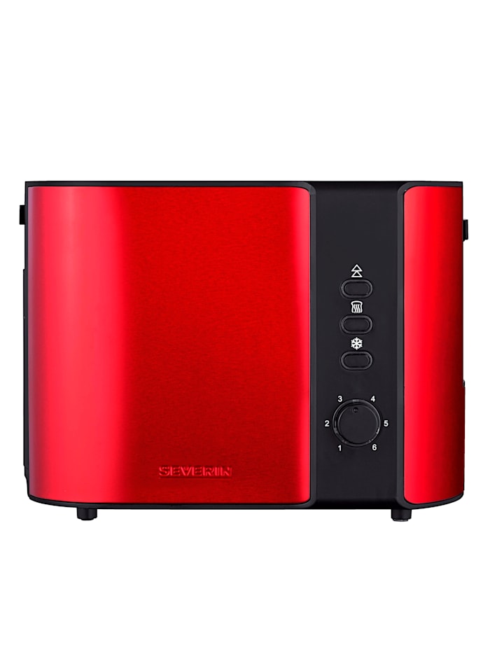 Severin Automatik-Toaster AT2217, Rot/Schwarz