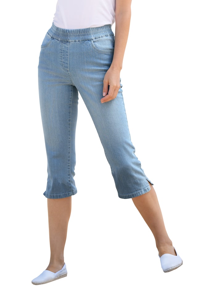 basically you Capri-jeans in comfortabel instapmodel, Blue bleached