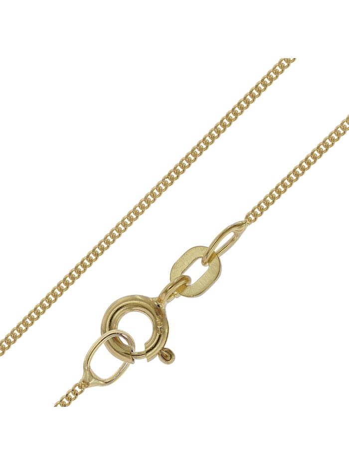 trendor Halskette für Anhänger 585 Gold Flachpanzer-Kette Breite 0,8 mm, gold