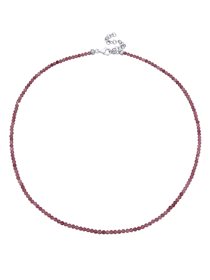 Halskette aus Turmalin, Rosé