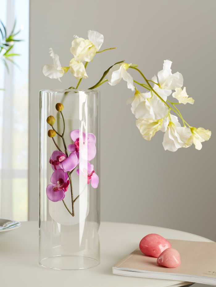 JOKA Vase mit Orchideen-Kunstblüte, Multicolor