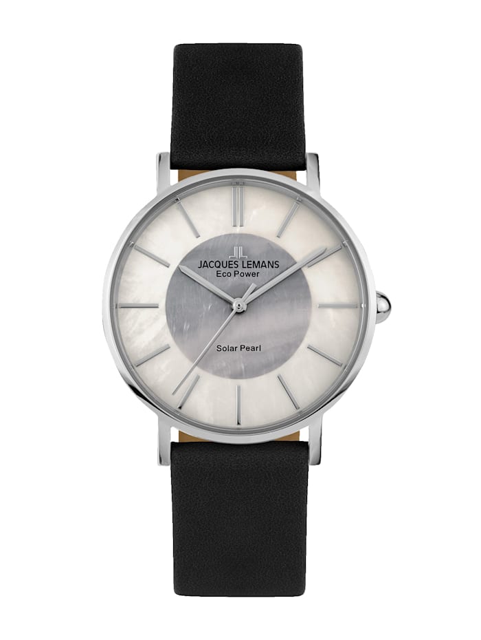 Jacques Lemans Dámske solárne hodinky zo série: Eco Power, kolekcia: Classic, 1-2112A, čierna
