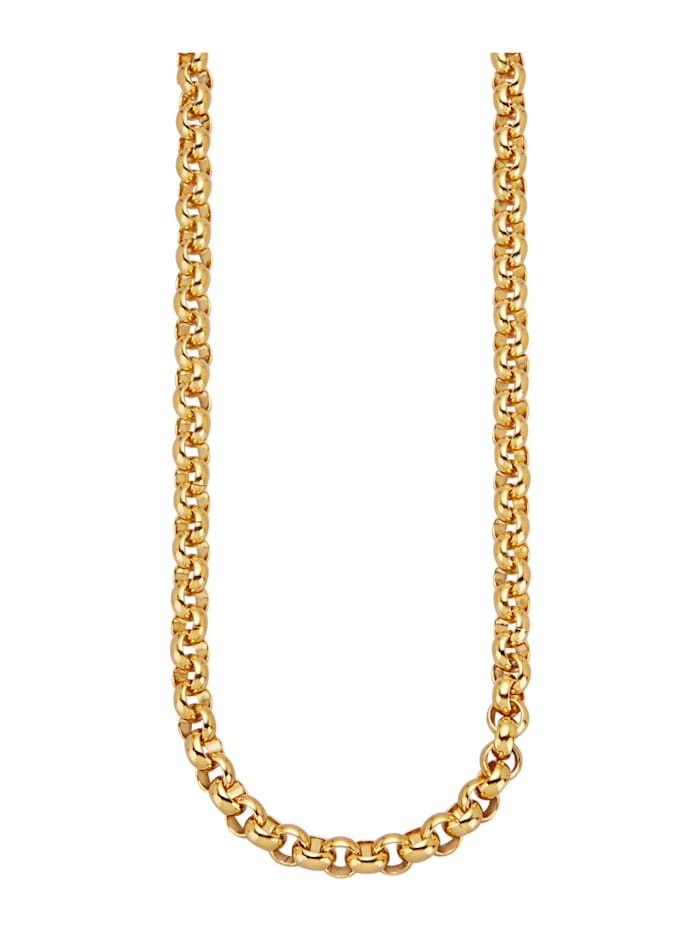 Halskette 50 cm, Gelbgoldfarben