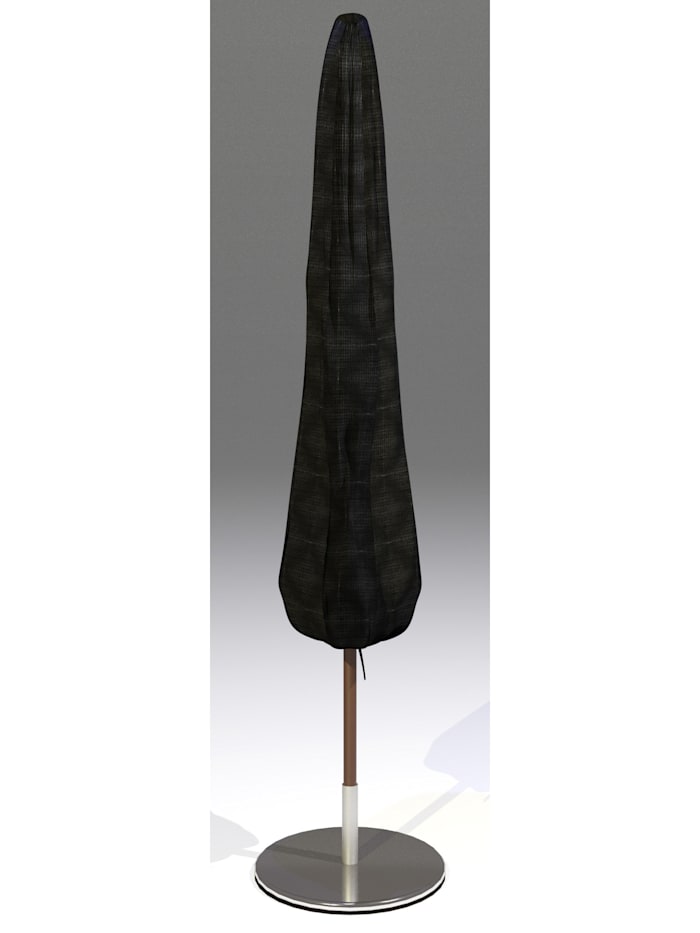 Grasekamp Black Premium Schirmhülle 215cm  /  umbrella cover / atmungsaktiv /  breathable, Schwarz