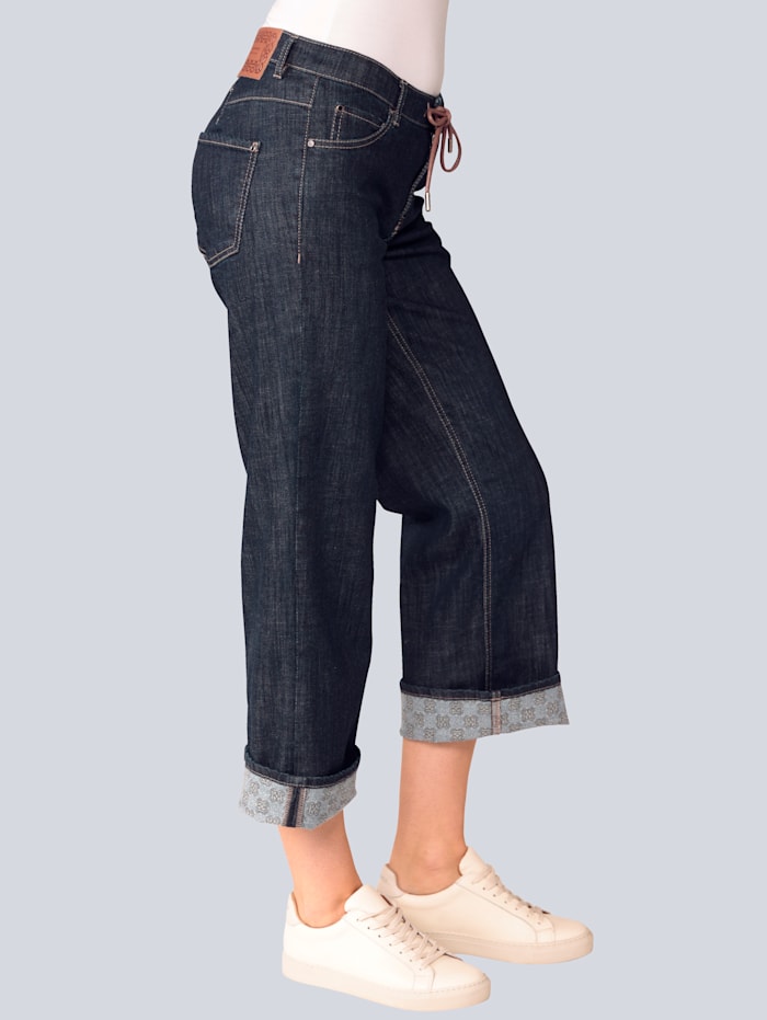 Jeans mit breitem Umschlag