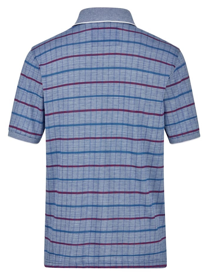 Poloshirt mit besonderem Jacquard-Muster