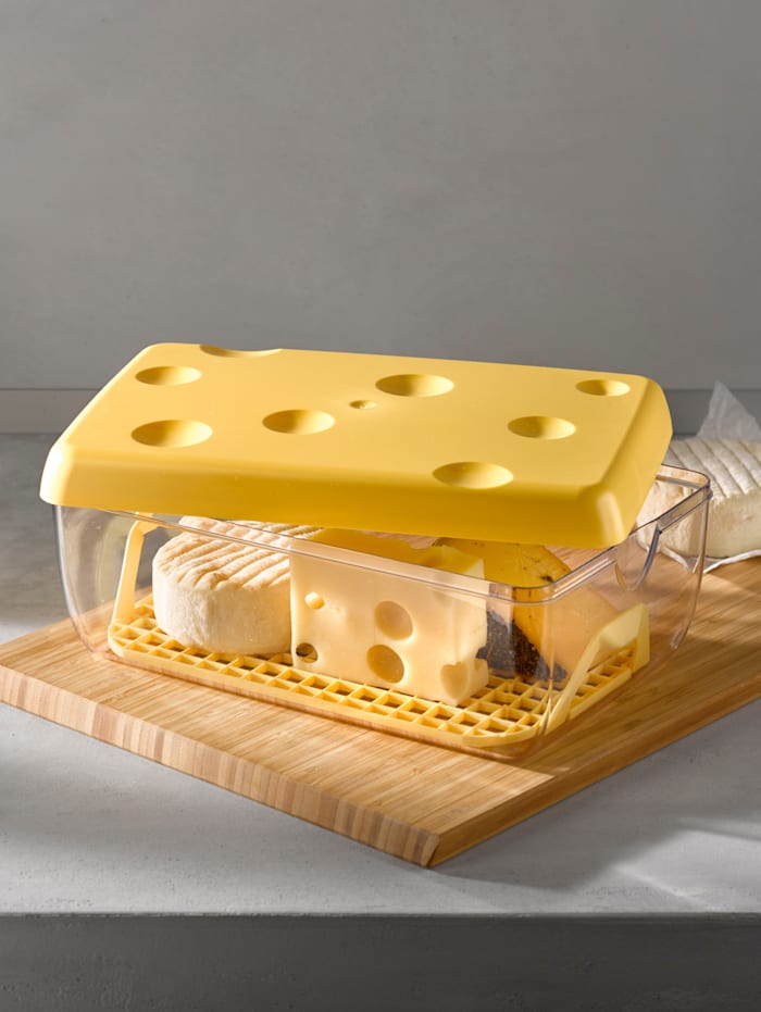 TRI Frischhaltedose 'Käse', Gelb/Transparent
