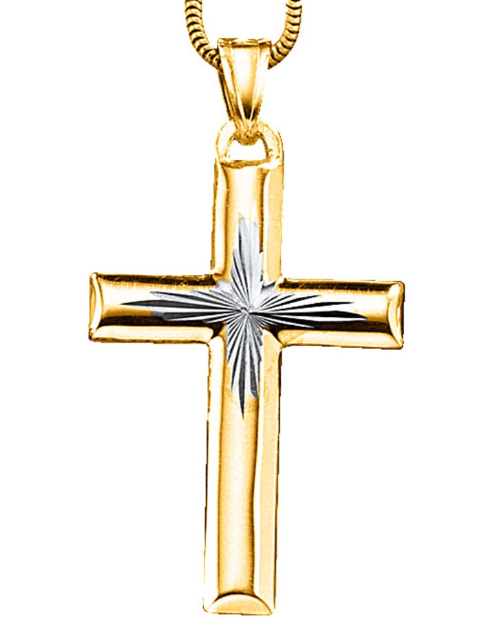 Hanger Kruis van 14 kt. goud