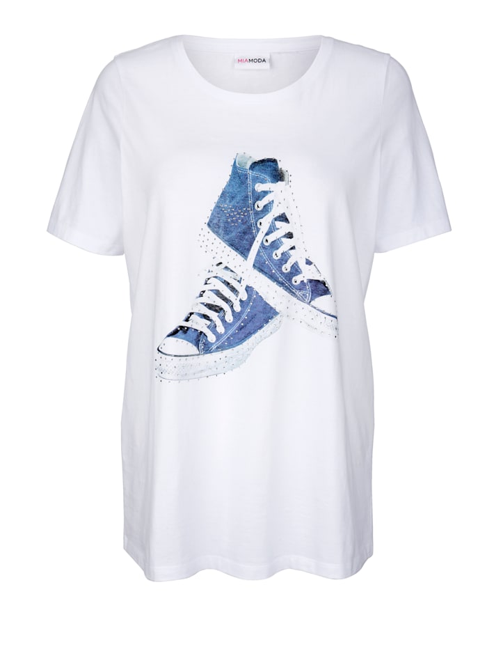 Shirt mit Sneaker-Motiv
