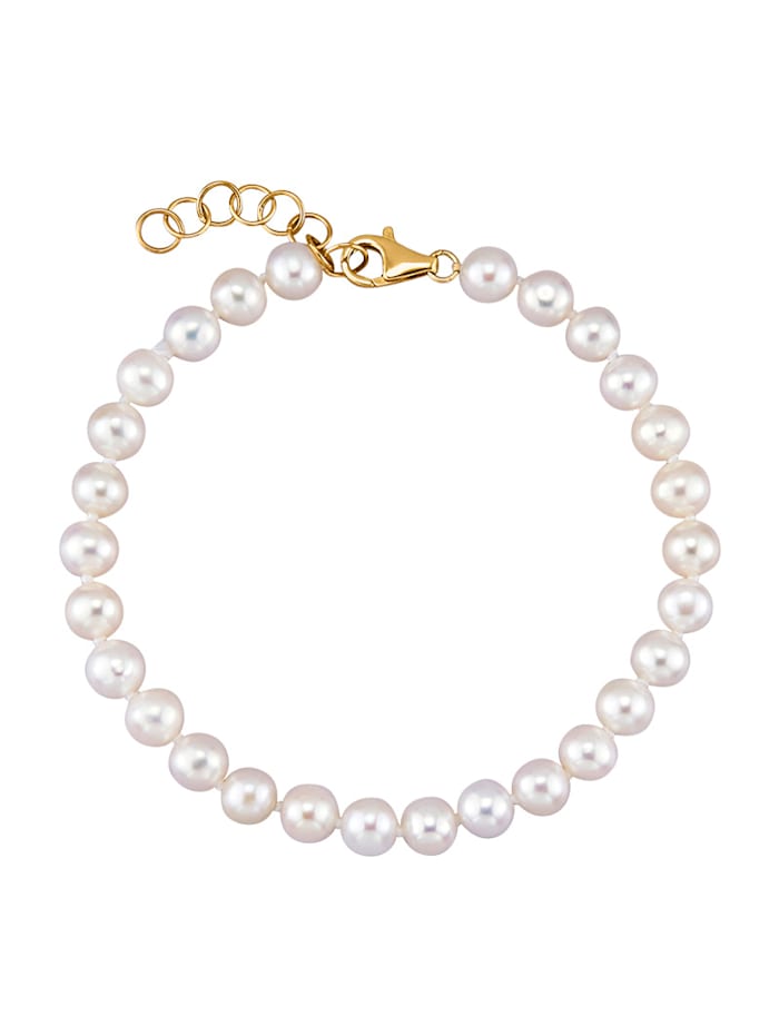 Amara Perles Bracelet en perles de culture d'Akoya, Blanc