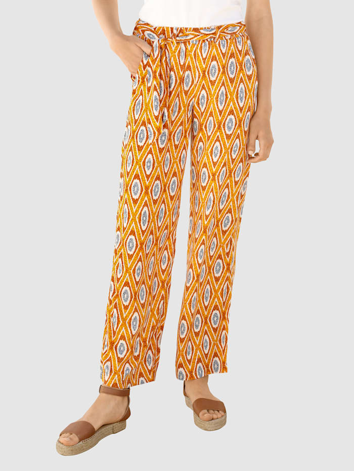 Dress In Instapbroek met bijpassende riem, Oranje