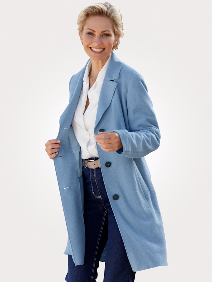 Barbara Lebek Coat, Light Blue