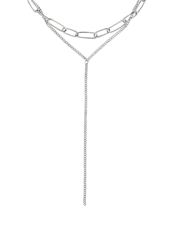 Noelani Halskette für Damen, Stainless Steel, Silber