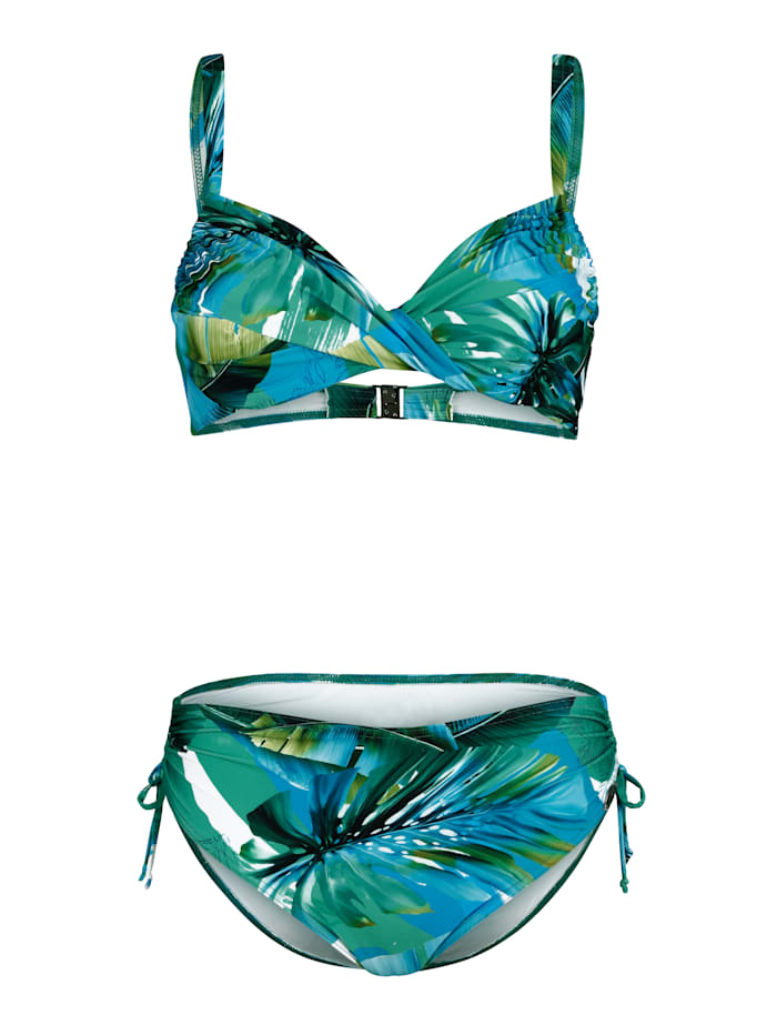 Sunflair Bikini met opzij verstelbare cups, Turquoise