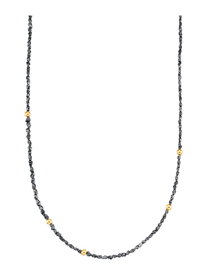 Halskette mit Rohdiamanten, Multicolor 1