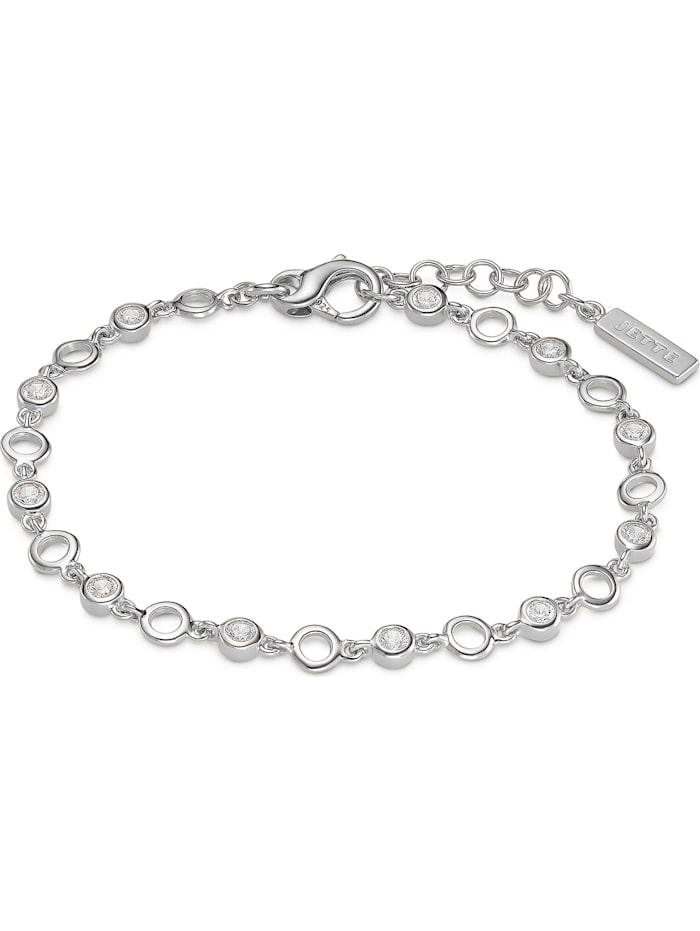 Jette Damen-Armband 925er Silber 11 Zirkonia, silber