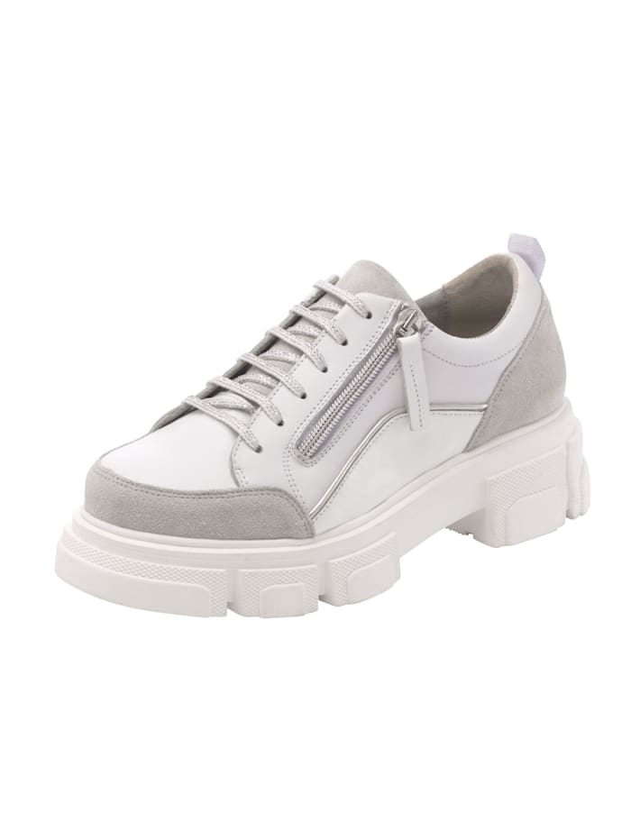 Alba Moda Sneakers, Blanc/Gris