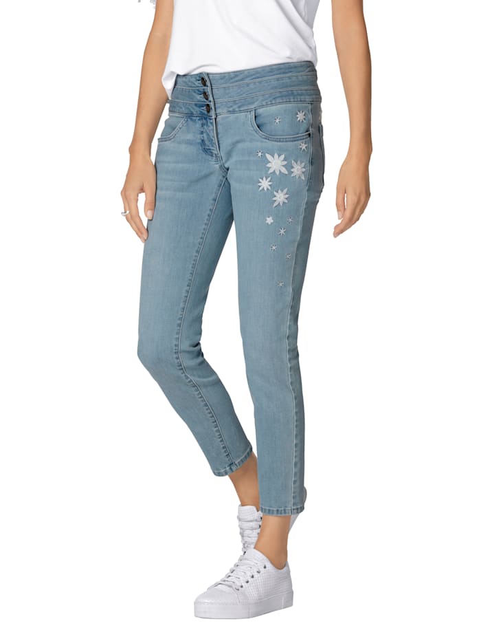 Rabatt 63 % DAMEN Jeans Stickerei Grau 42 Amy vermont Jegging & Skinny & Slim 