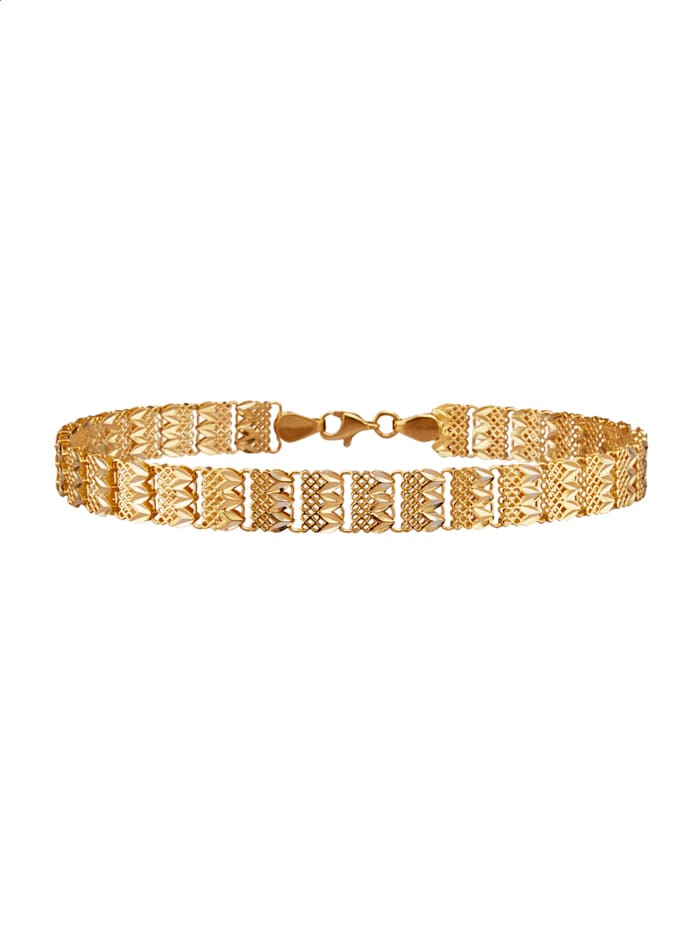 Amara Gold Armband in Gelbgold 585, Gelbgoldfarben