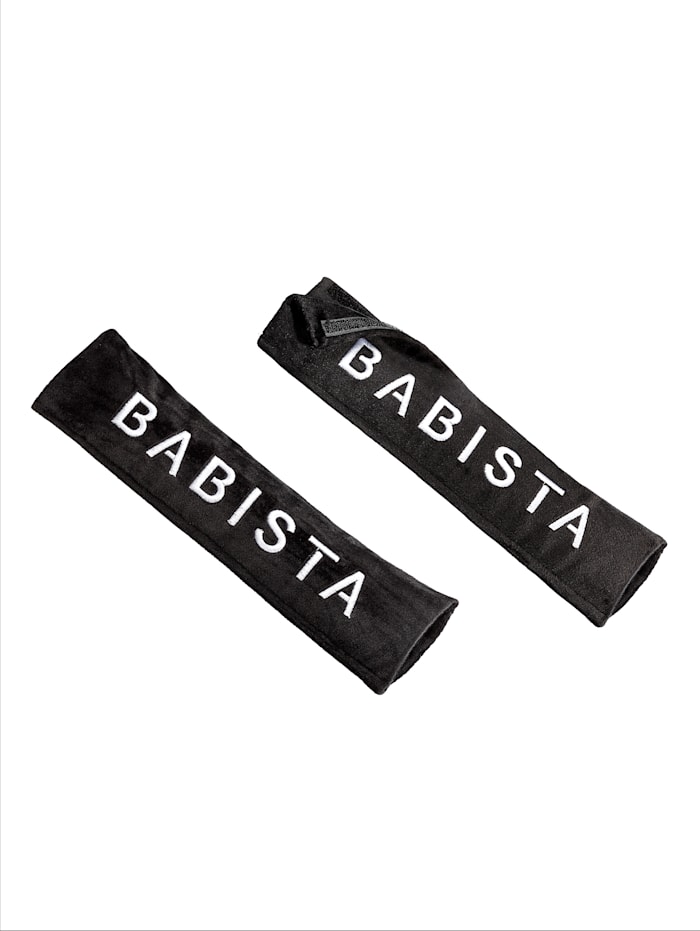 BABISTA Protège-ceintures de sécurité par lot de 2, Noir