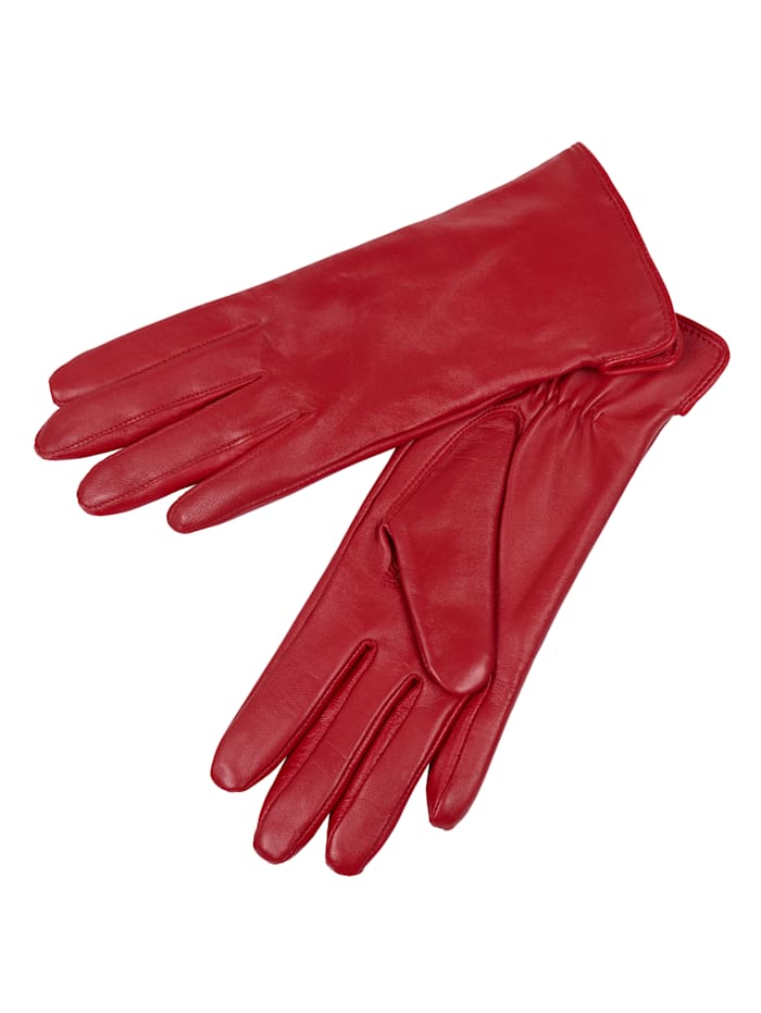 SIENNA Handschuhe aus Leder, Rot