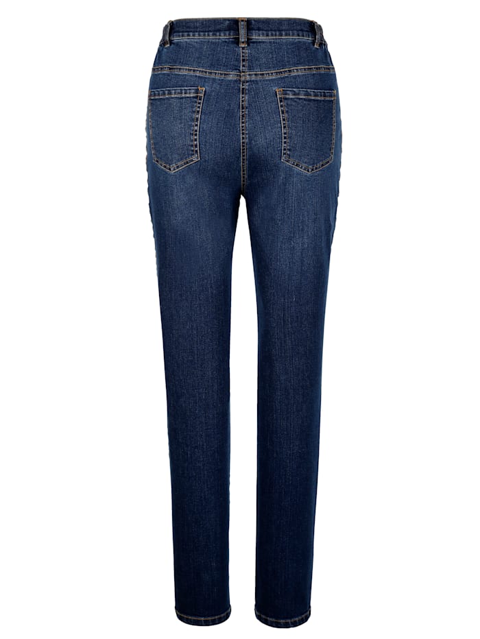 Jeans met modieus piping