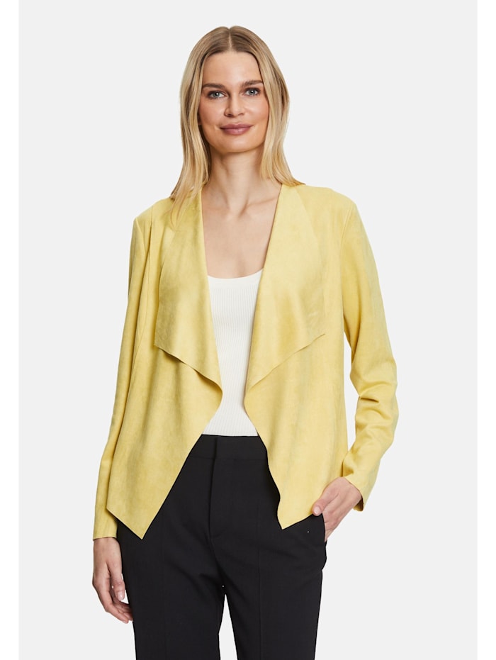 Betty Barclay Casual-Jacke ohne Verschluss Material, Mellow Yellow
