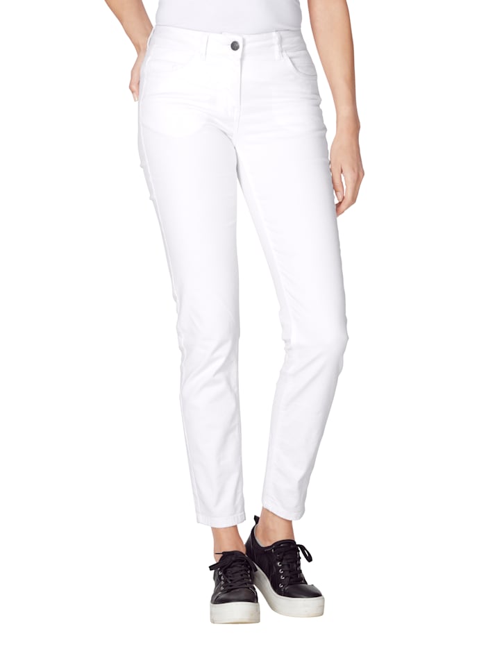 AMY VERMONT Jeans mit dezenter Waschung, Weiß