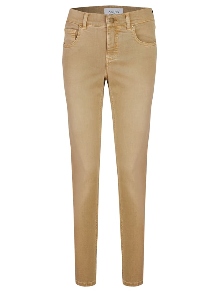 Angels Jeans ,Skinny' mit einfarbigem Design, desert beige used