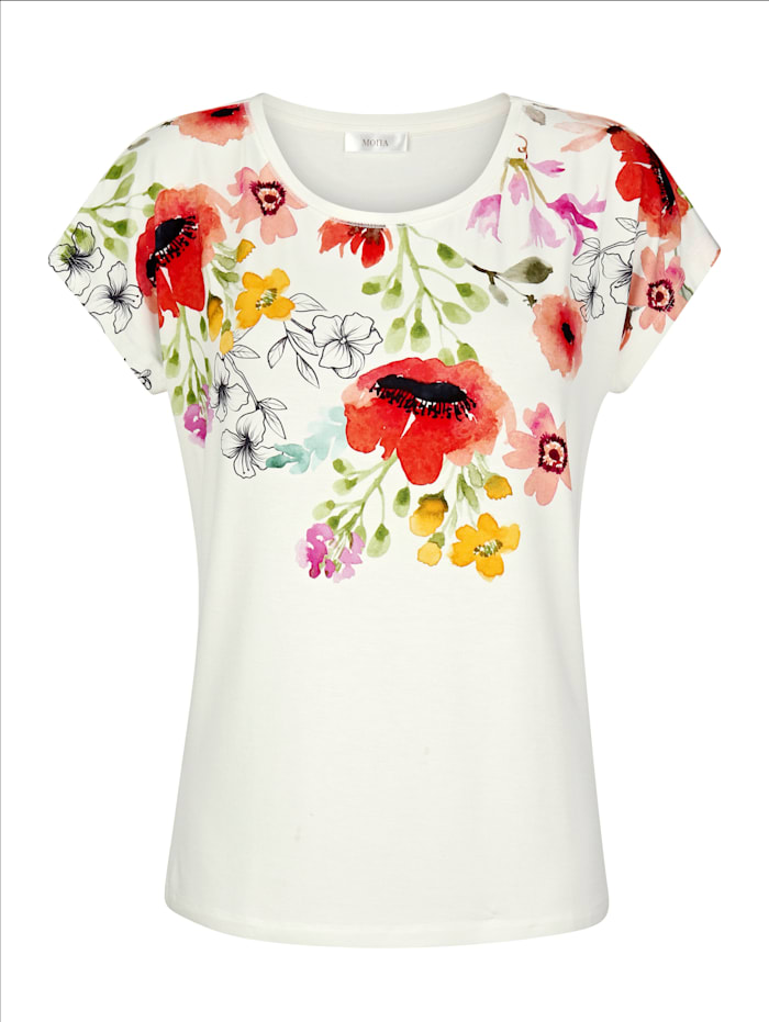 Shirt mit floralem Dessin