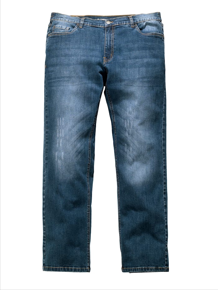 Men Plus Jeans met speciale pasvorm, Blauw