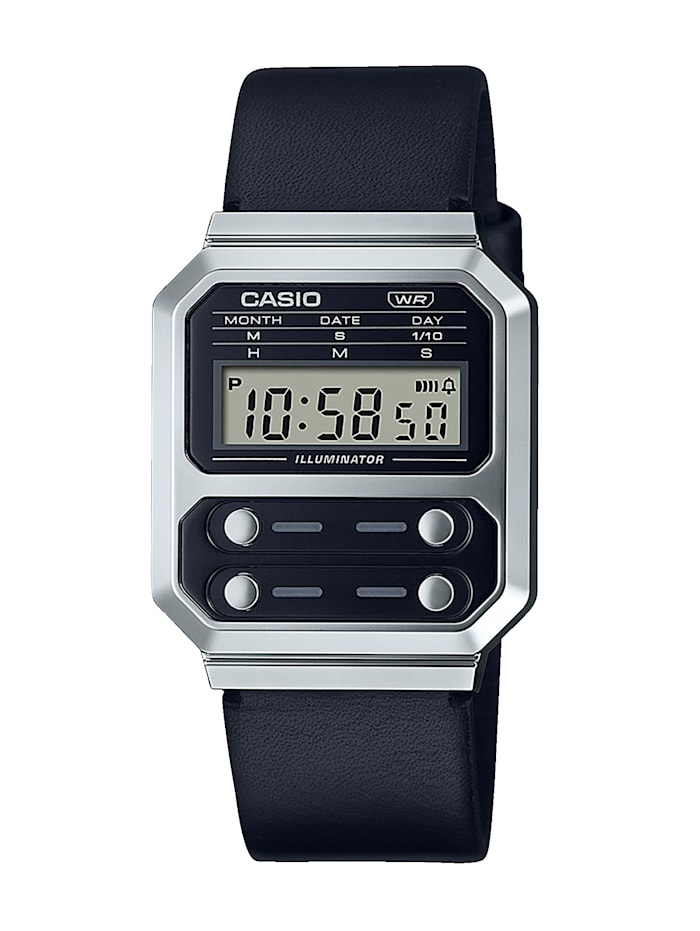 Casio Digitale dameschronograaf A100WEL-1AEF, zwart