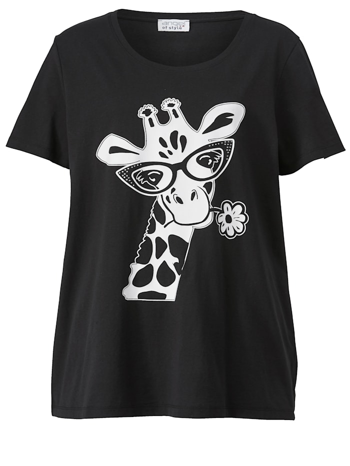 Shirt mit Giraffenmotiv