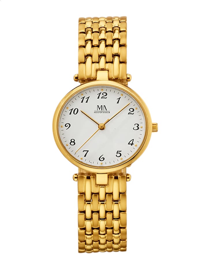 Meister Anker Dámske hodinky, Farba žltého zlata