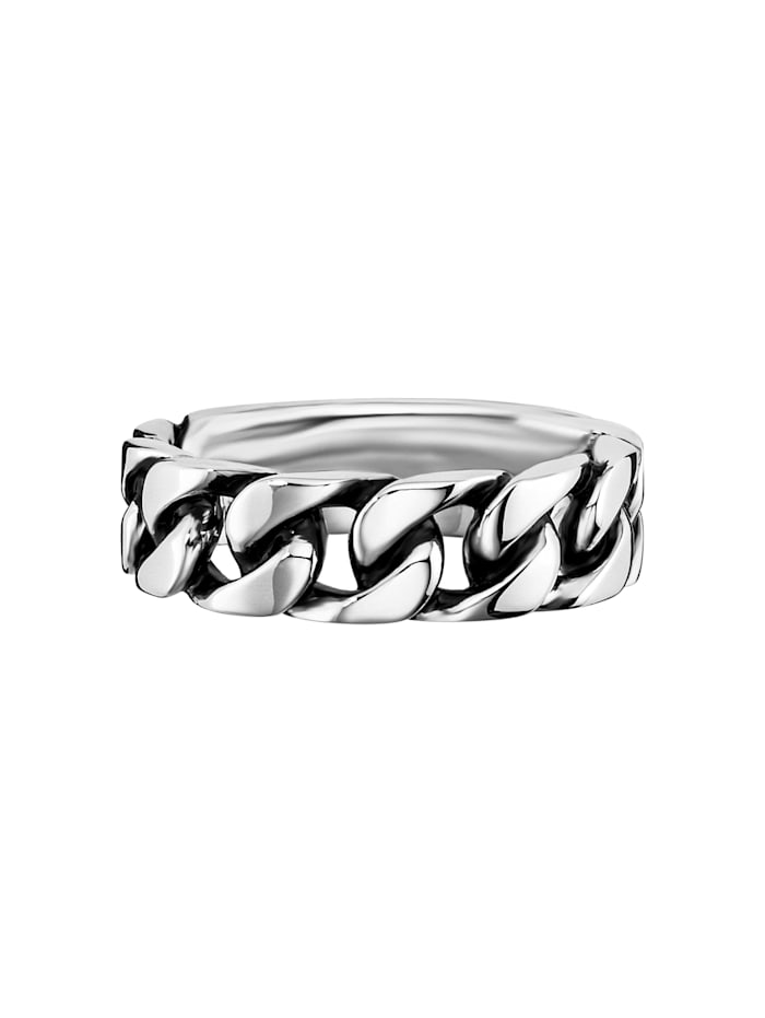 CAI Ring 925/- Sterling Silber ohne Stein Glänzend, weiß