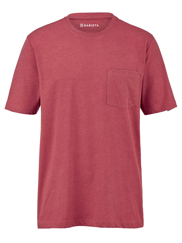BABISTA T-shirt met borstzak, Rood