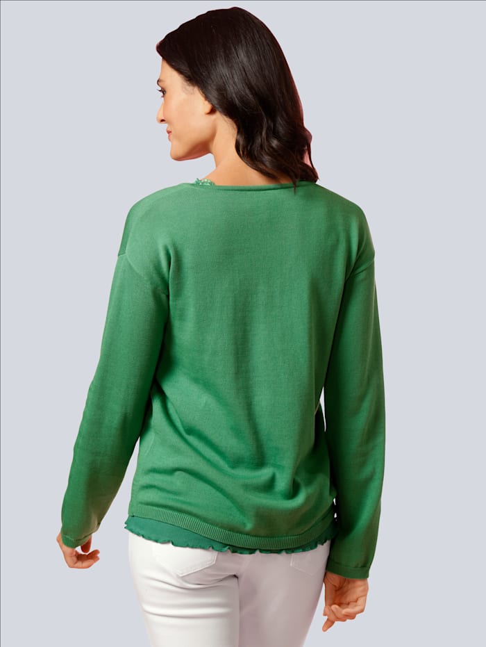 Pullover mit überschnittener Schulter