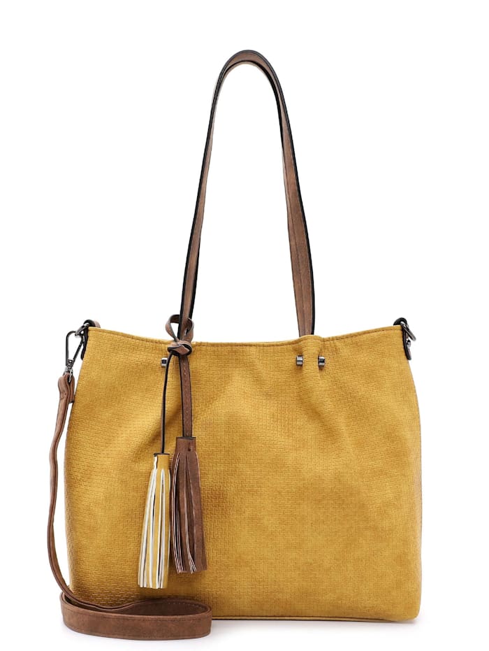 EMILY & NOAH Shopper Bag in Bag Surprise, yellow/cognac 467