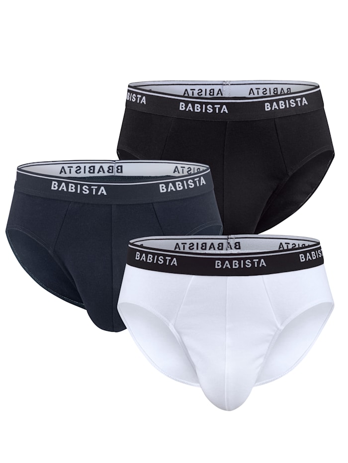 BABISTA Slips, Blanc/Marine/Noir